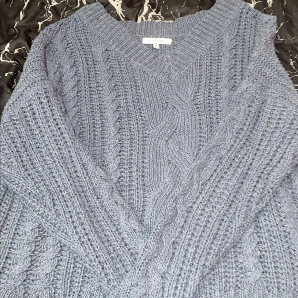 Off the shoulder oversized sweater